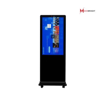 MaxoBright 43" Smart Digital Touchscreen Standee – Android Display Kiosk